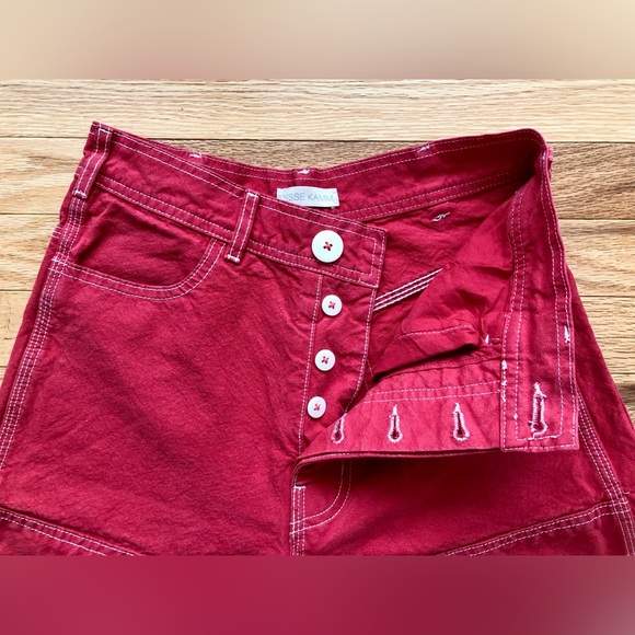 Jesse Kamm Maraschino Patchwork Handy Pants - Picture 8 of 12